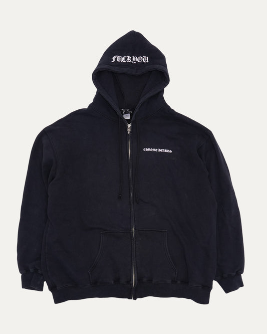 Plus Cross Thermal Lined Zip Up Hoodie