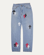 Levi's 501 Cross Patch Jeans