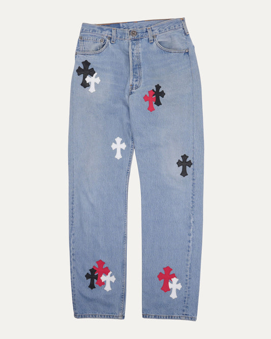 Levi's 501 Cross Patch Jeans