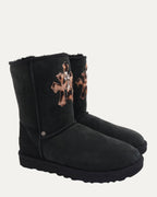 Cross Patch Embellished Ugg Boots