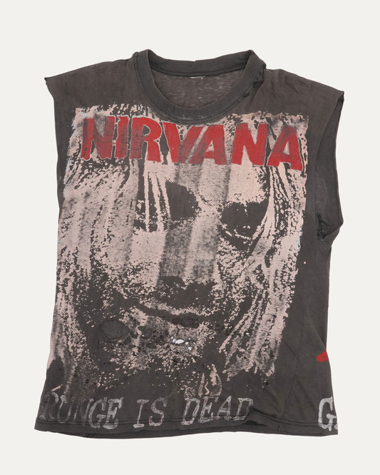 Nirvana Grunge is Dead Cut Off T-Shirt