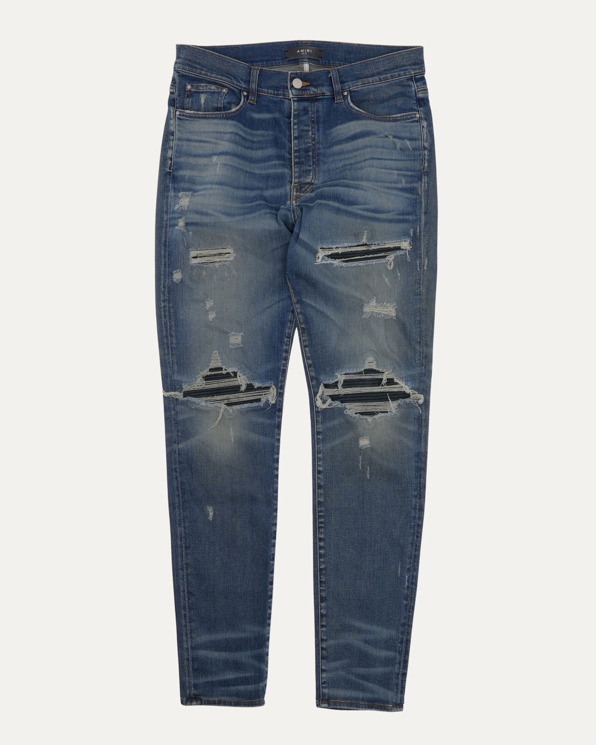 Repaired Distressed MX1 Jeans
