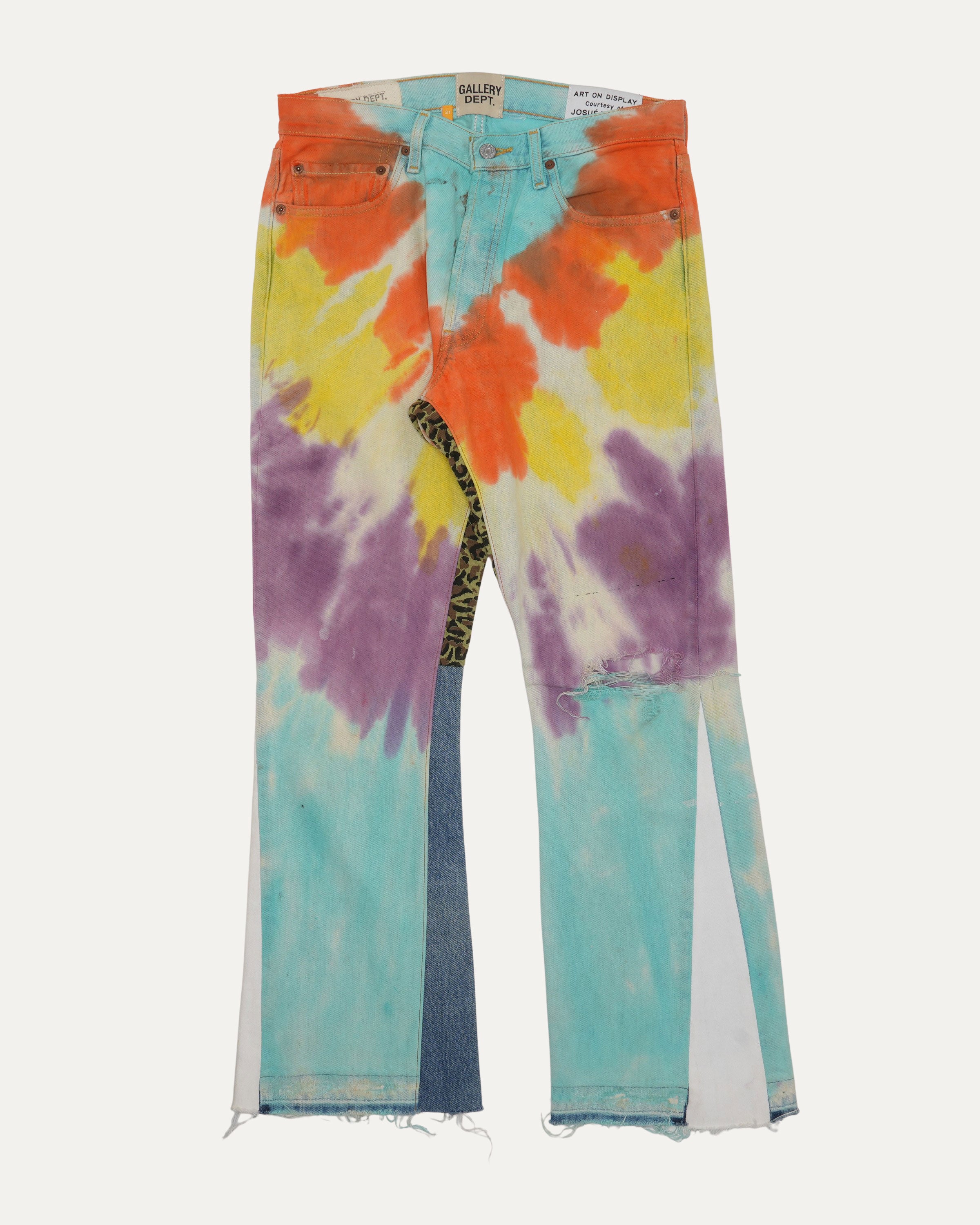 Tie Dye LA Flare Jeans