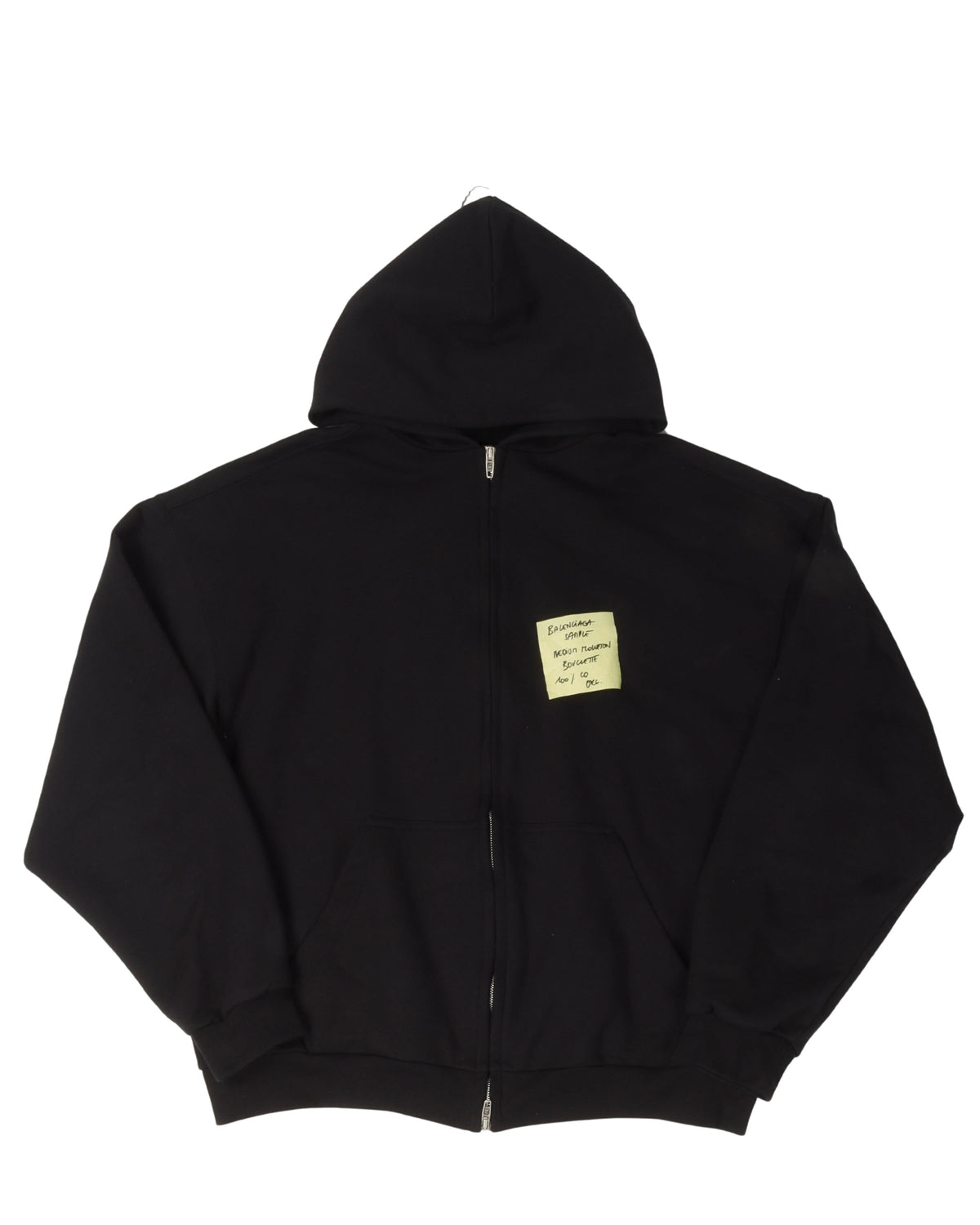 Sticky Note Zip Up Hoodie