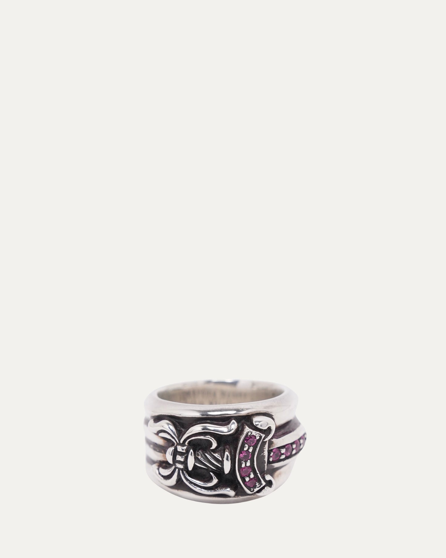 Pink Sapphire Dagger Ring