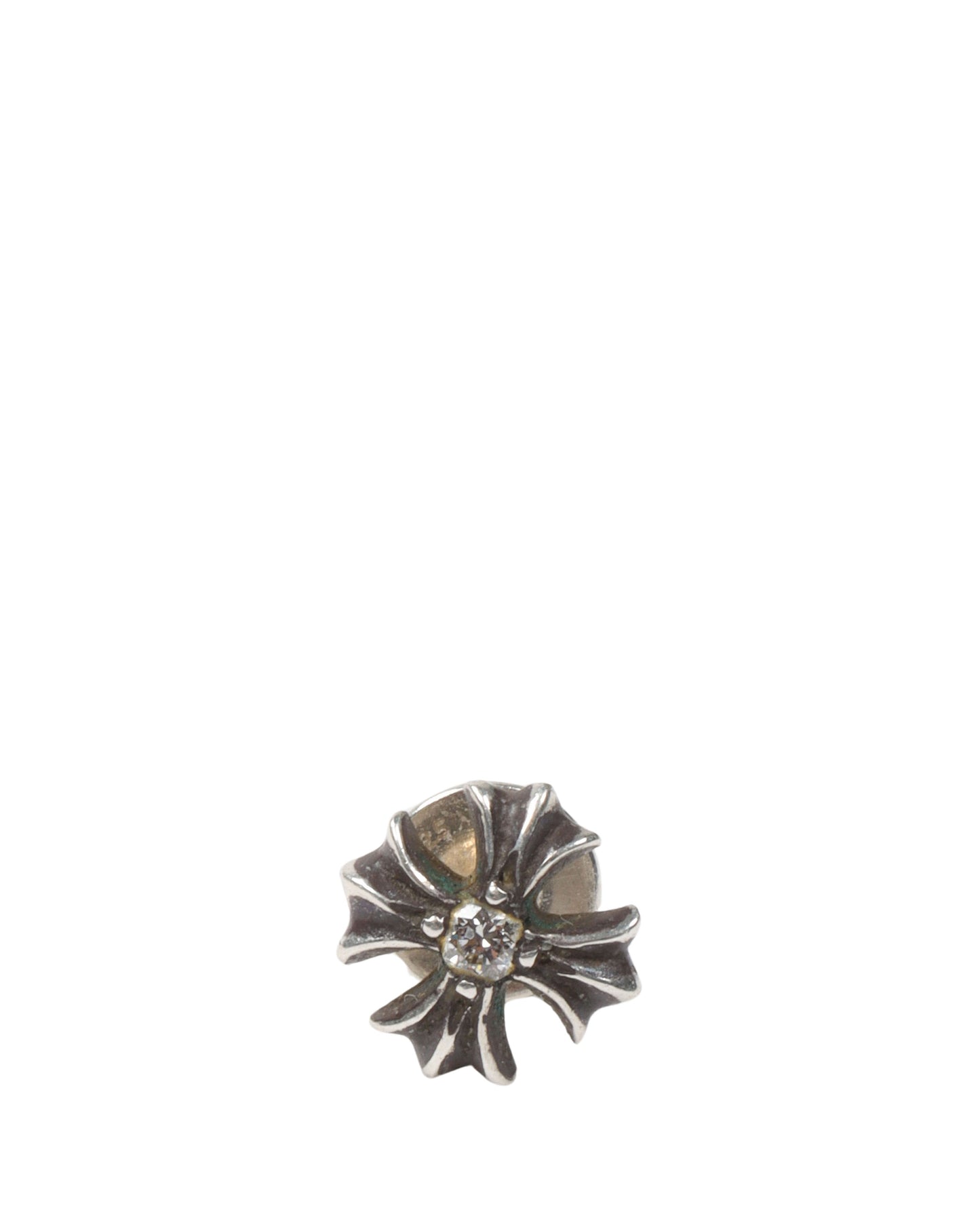 Diamond Cross Stud Earring