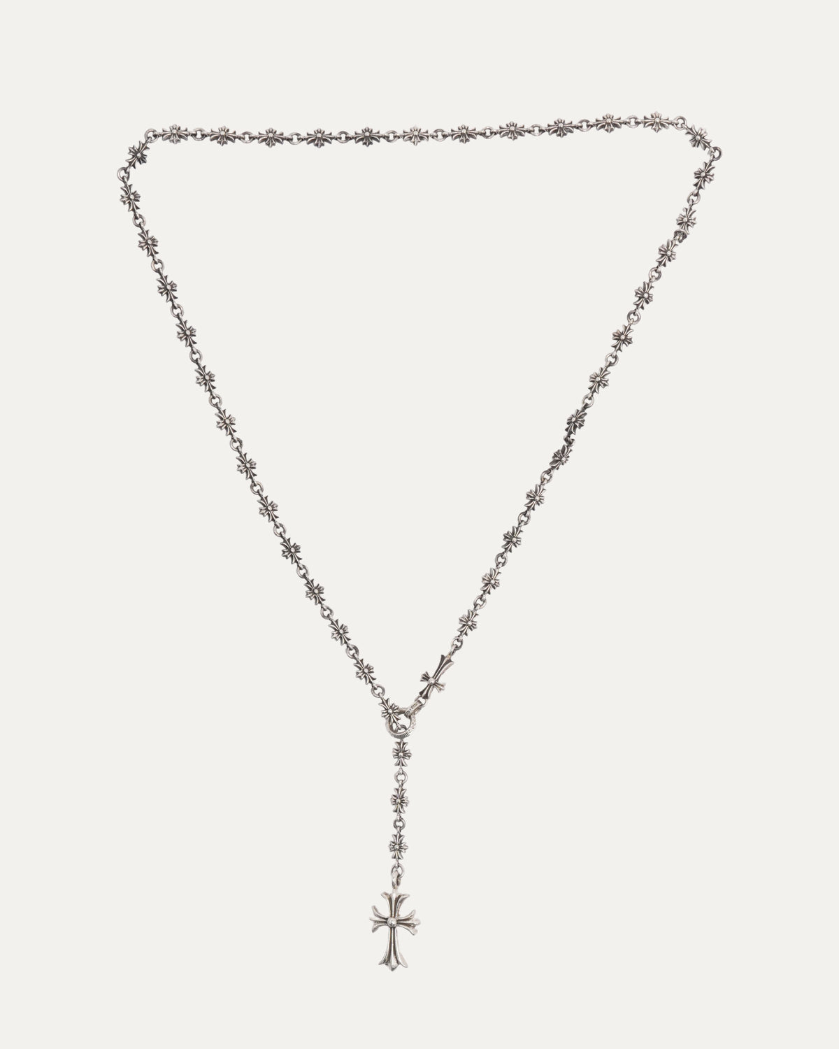 Tiny E Choke Chain Necklace