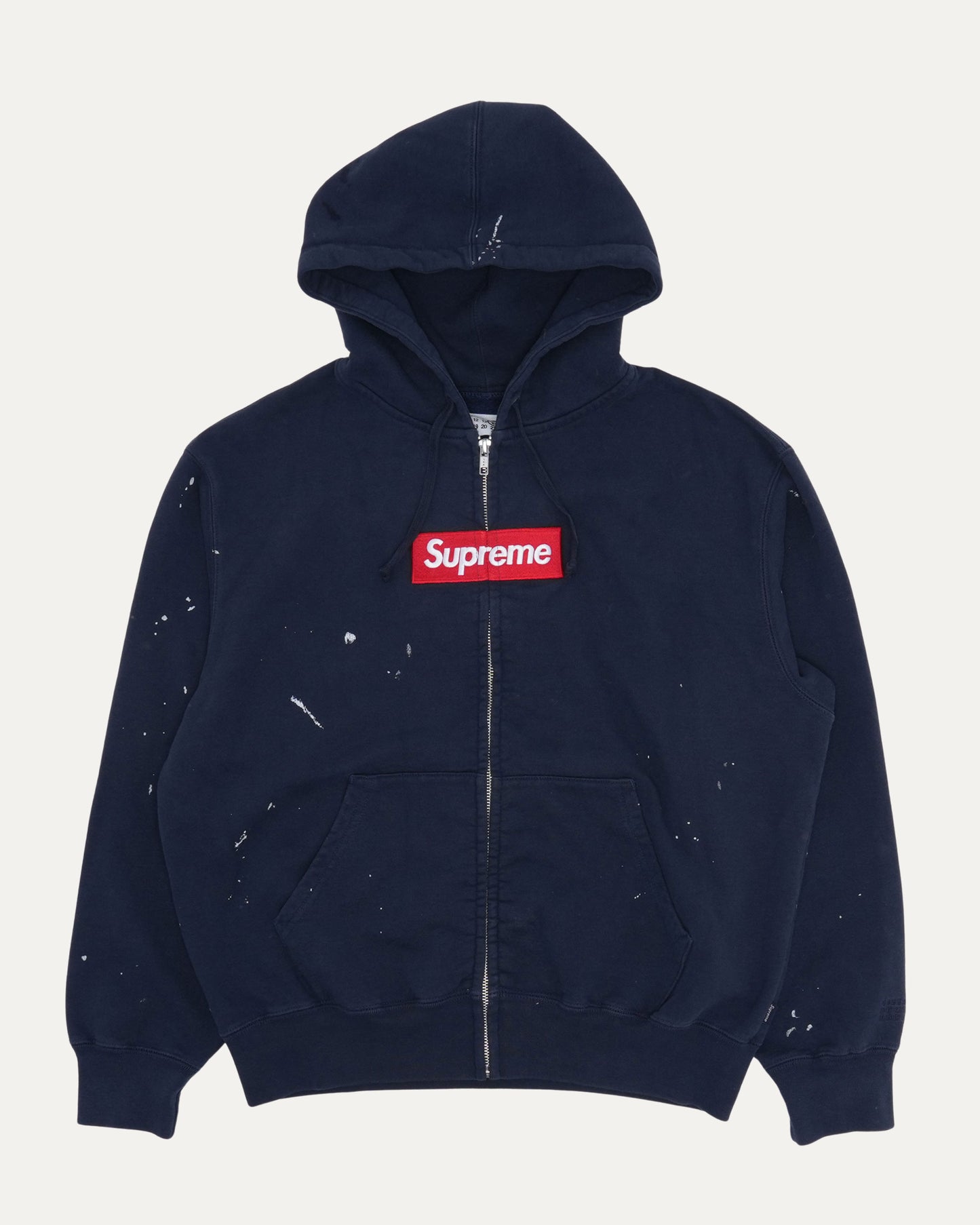 Maison Margiela MM6 Box Logo Zip Up Hoodie