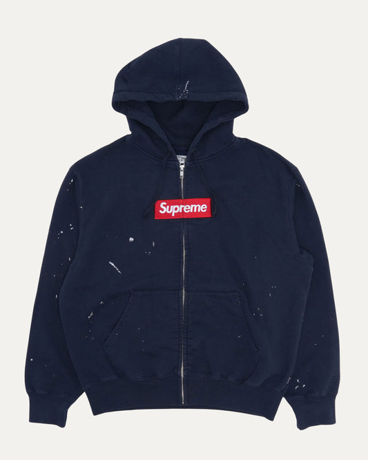 Maison Margiela MM6 Box Logo Zip Up Hoodie