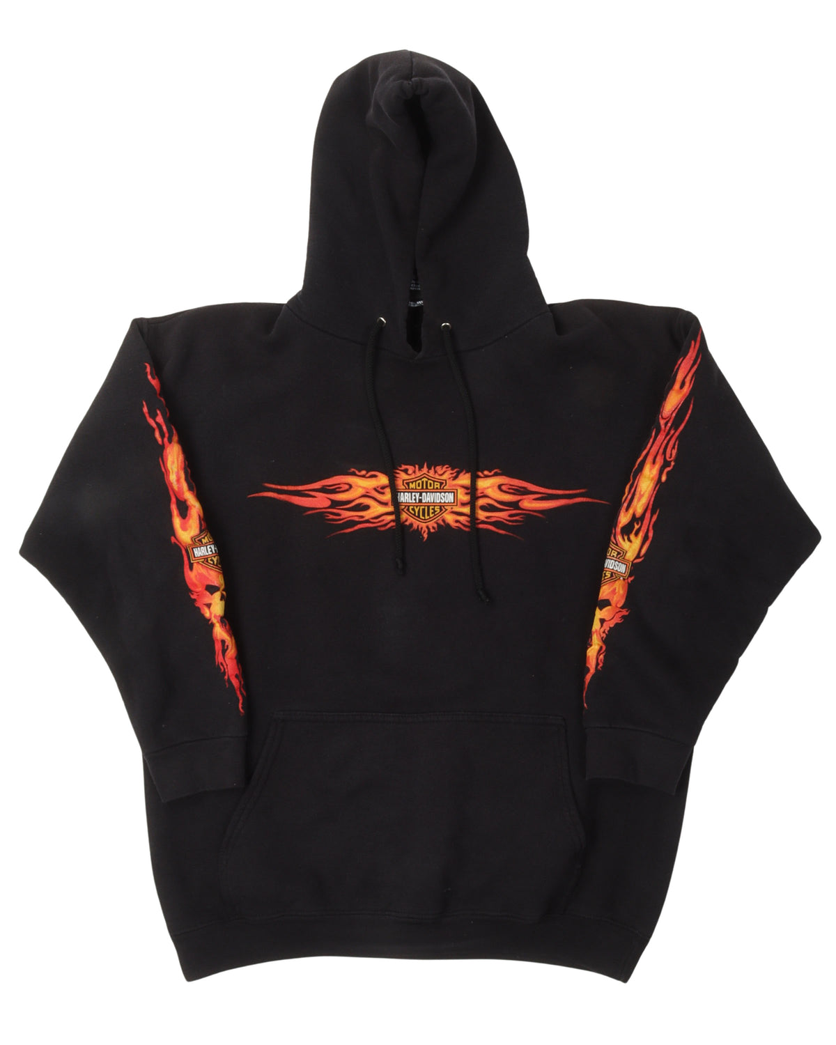 Harley Davidson Hangtown Flame Logo Hoodie