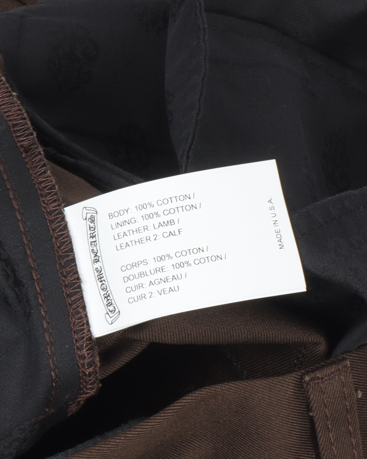 Cross Patch Chino Pants