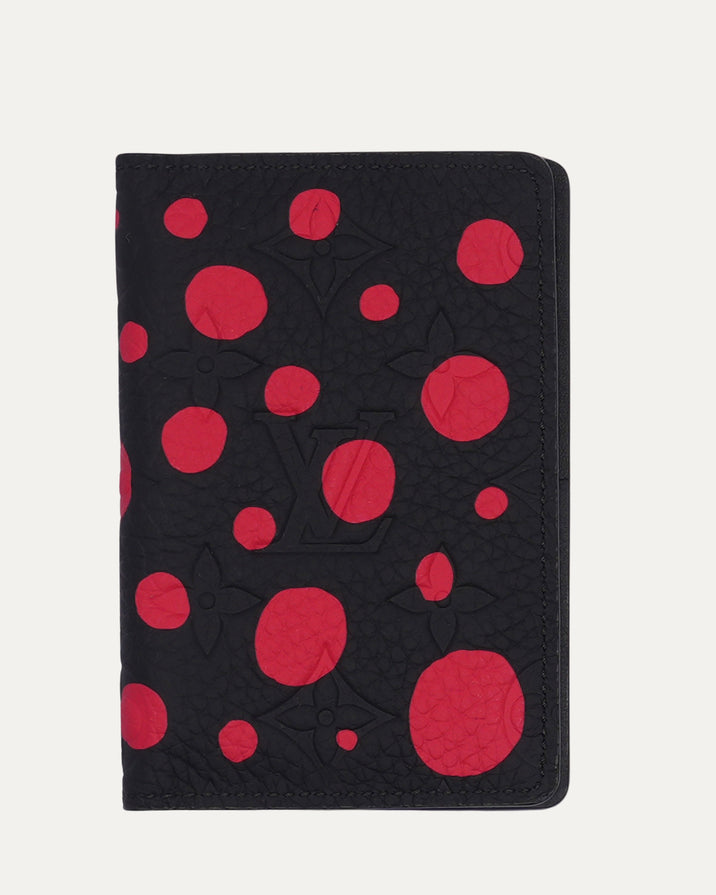 Yayoi Kusama Debossed Monogram Painted Dots Pocket Organizer