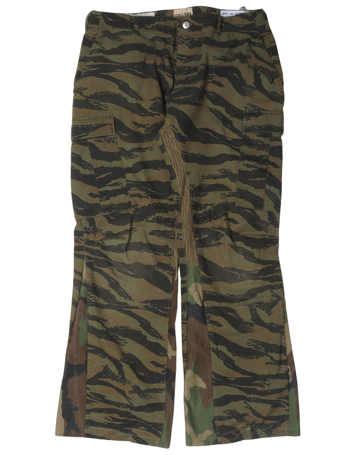 Tiger Camouflage La Flare Cargo Pants