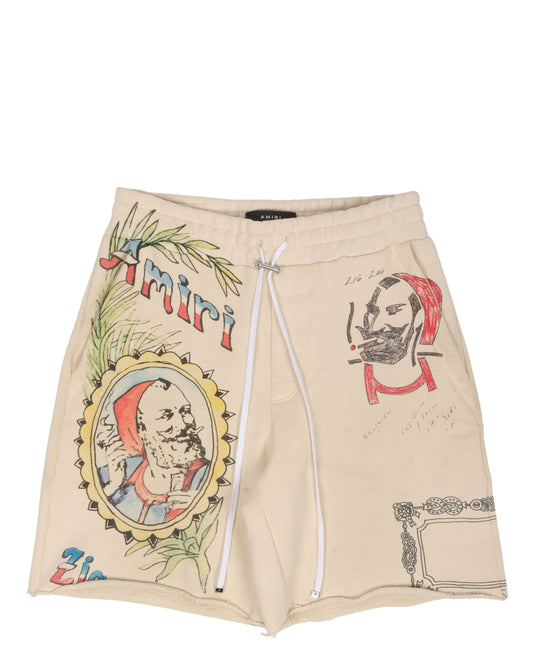 Zig-Zag Sweat Shorts