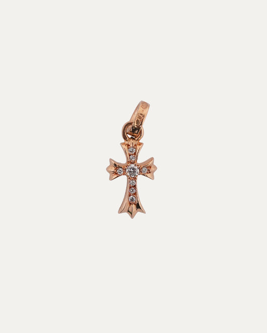 Gold Diamond Baby Fat Pendant