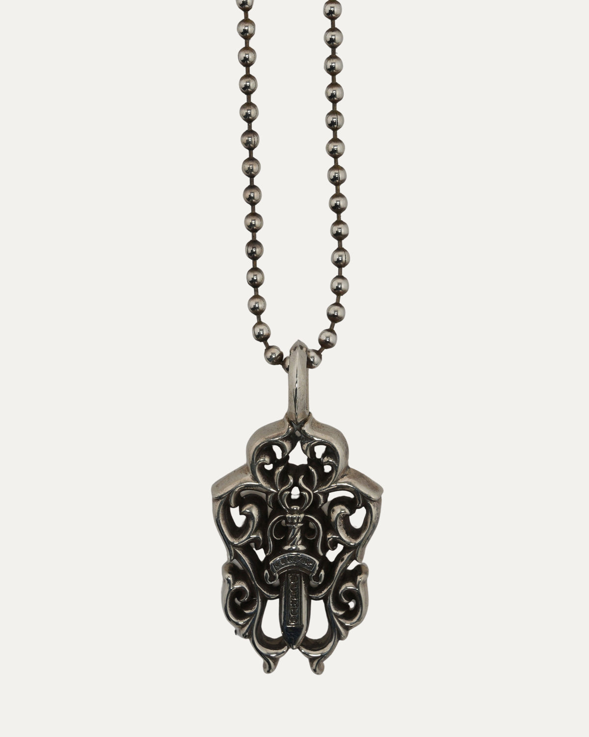 Vine Dagger Pendant with Ball Chain
