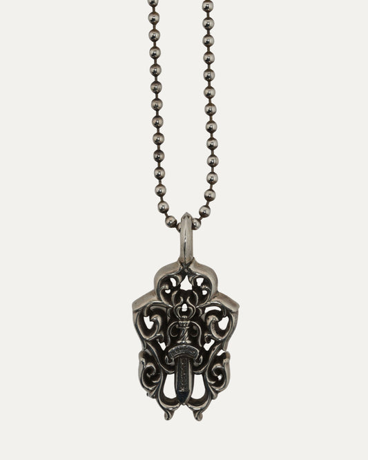 Vine Dagger Pendant with Ball Chain
