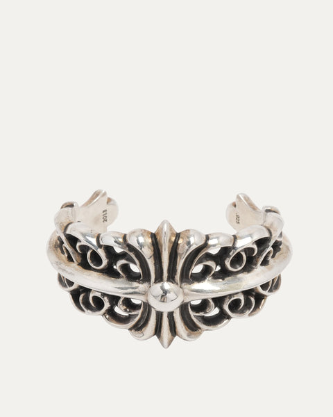 Chrome Hearts Floral Cross Cuff Bracelet – Justin Reed