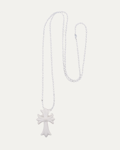 Chrome Hearts Silichrome Cross Necklace – Justin Reed