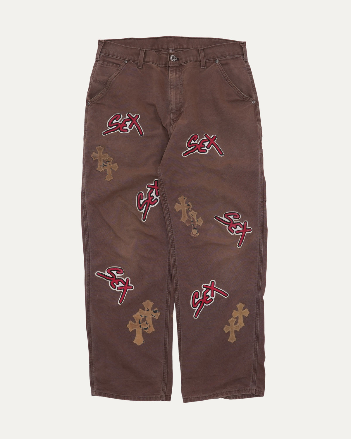 Matty Boy Sex Records Cross Patch Carhartt Carpenter Pants