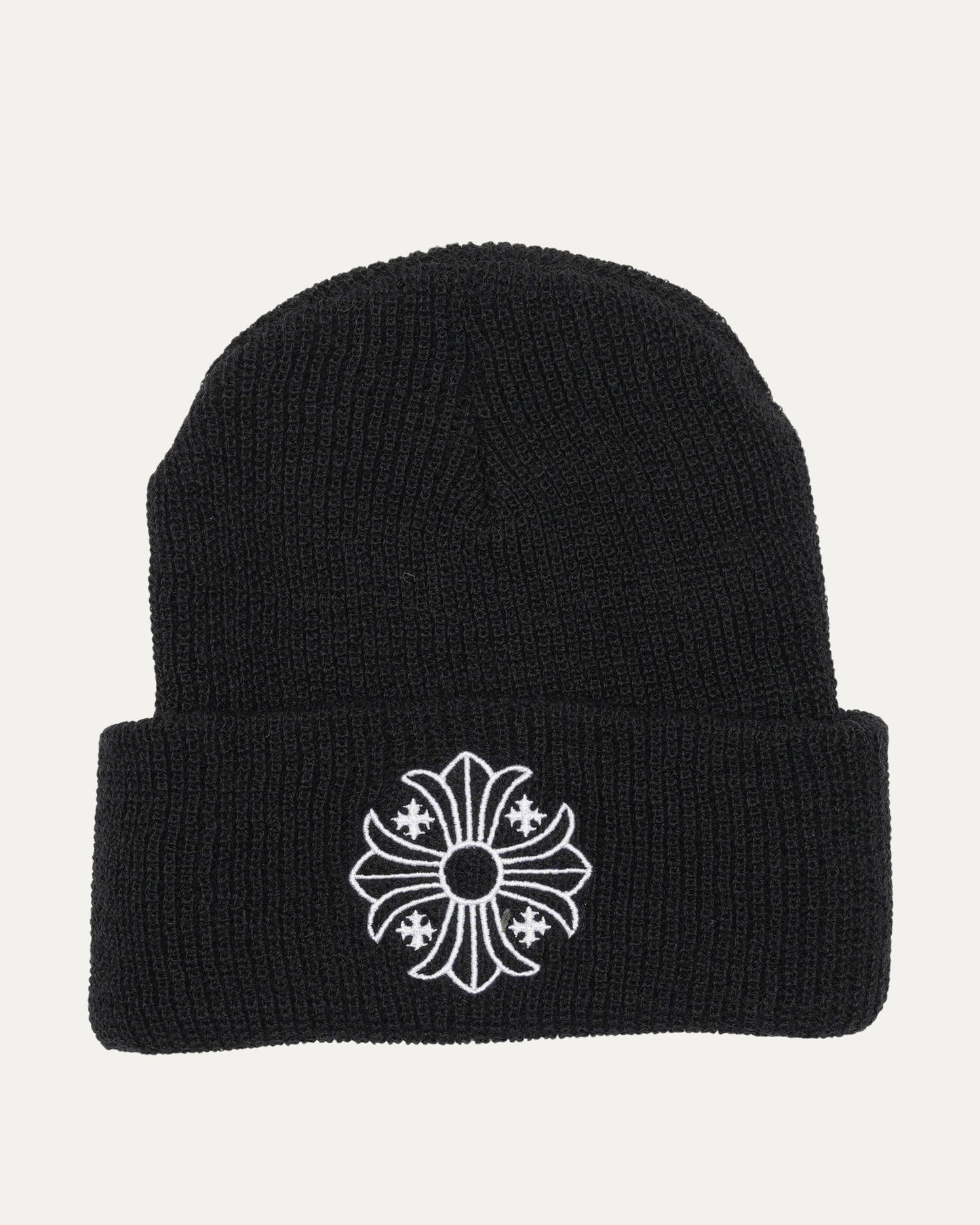 Plus Cross Embroidered Beanie