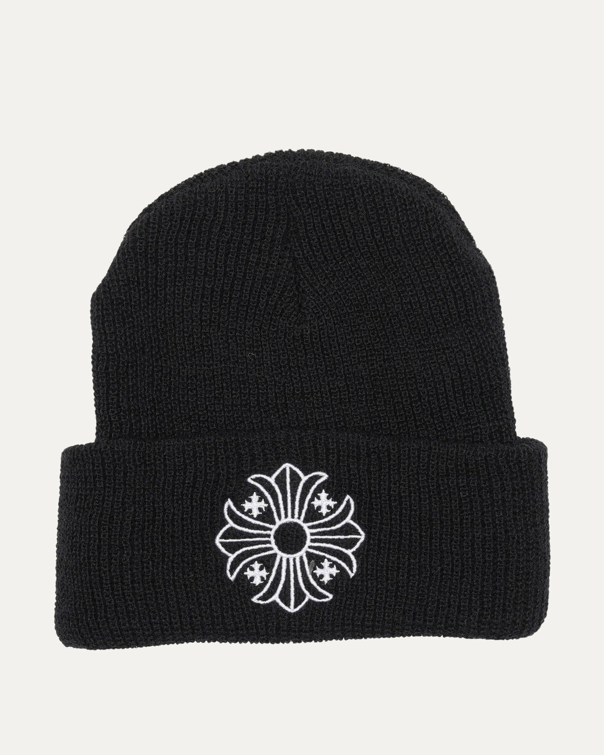 Plus Cross Embroidered Beanie