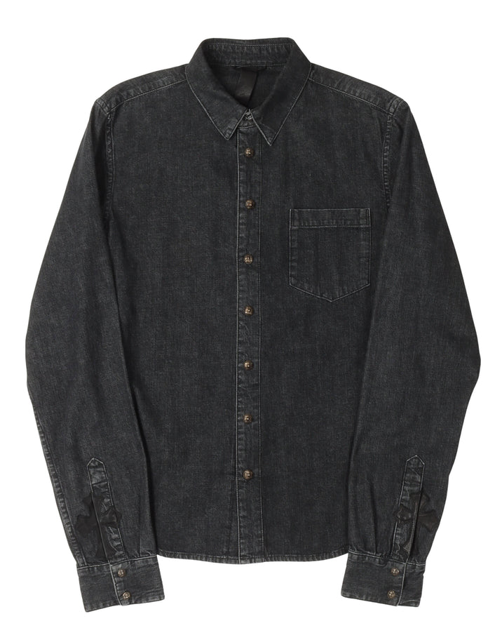 Denim Cross Patch Shirt