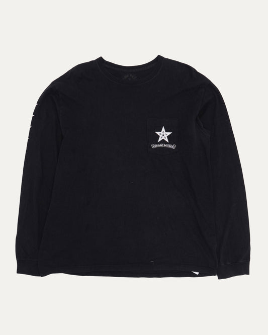 Vintage Star Logo Long Sleeve Pocket T-Shirt