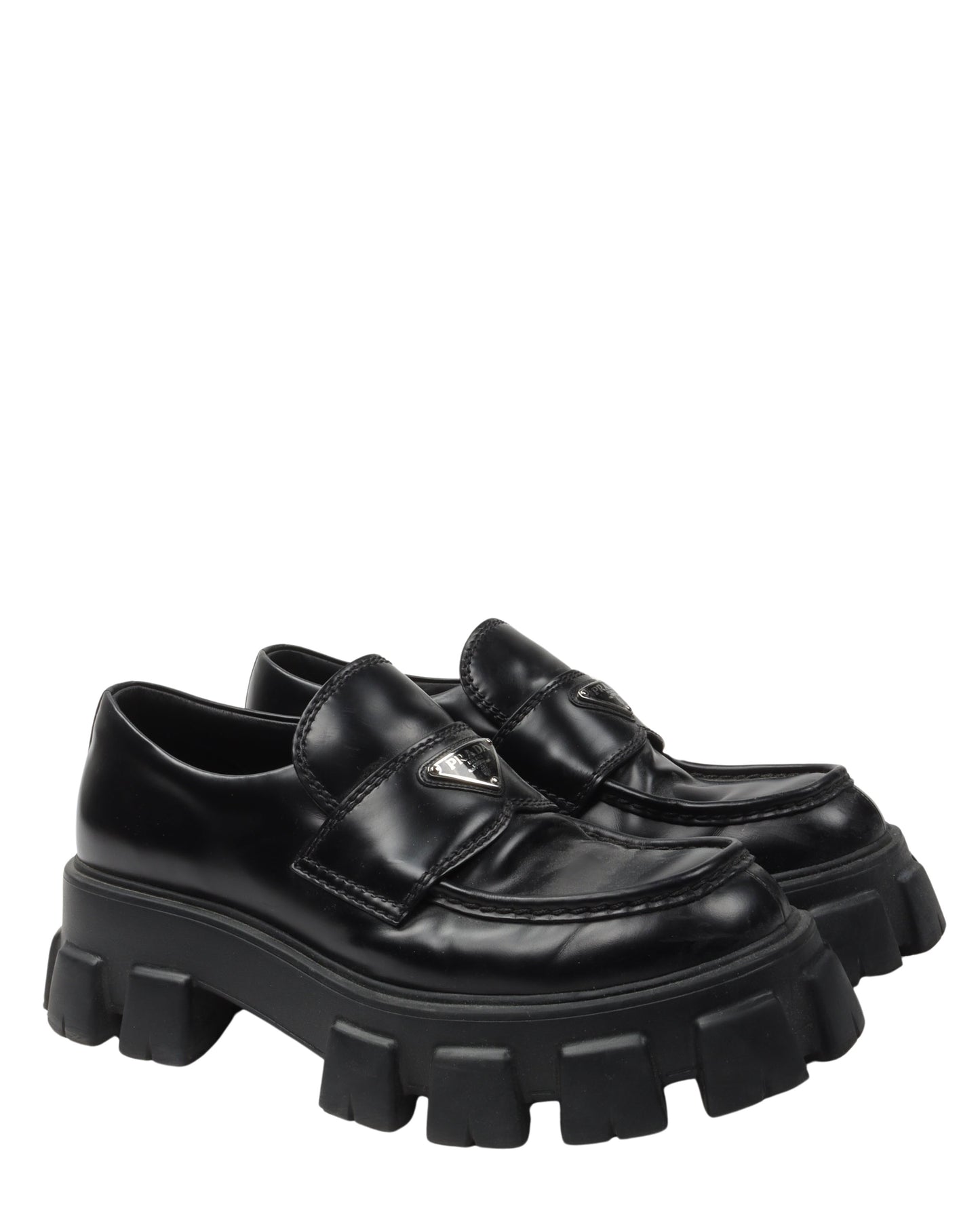 Monolith Brushed Leather Loafers