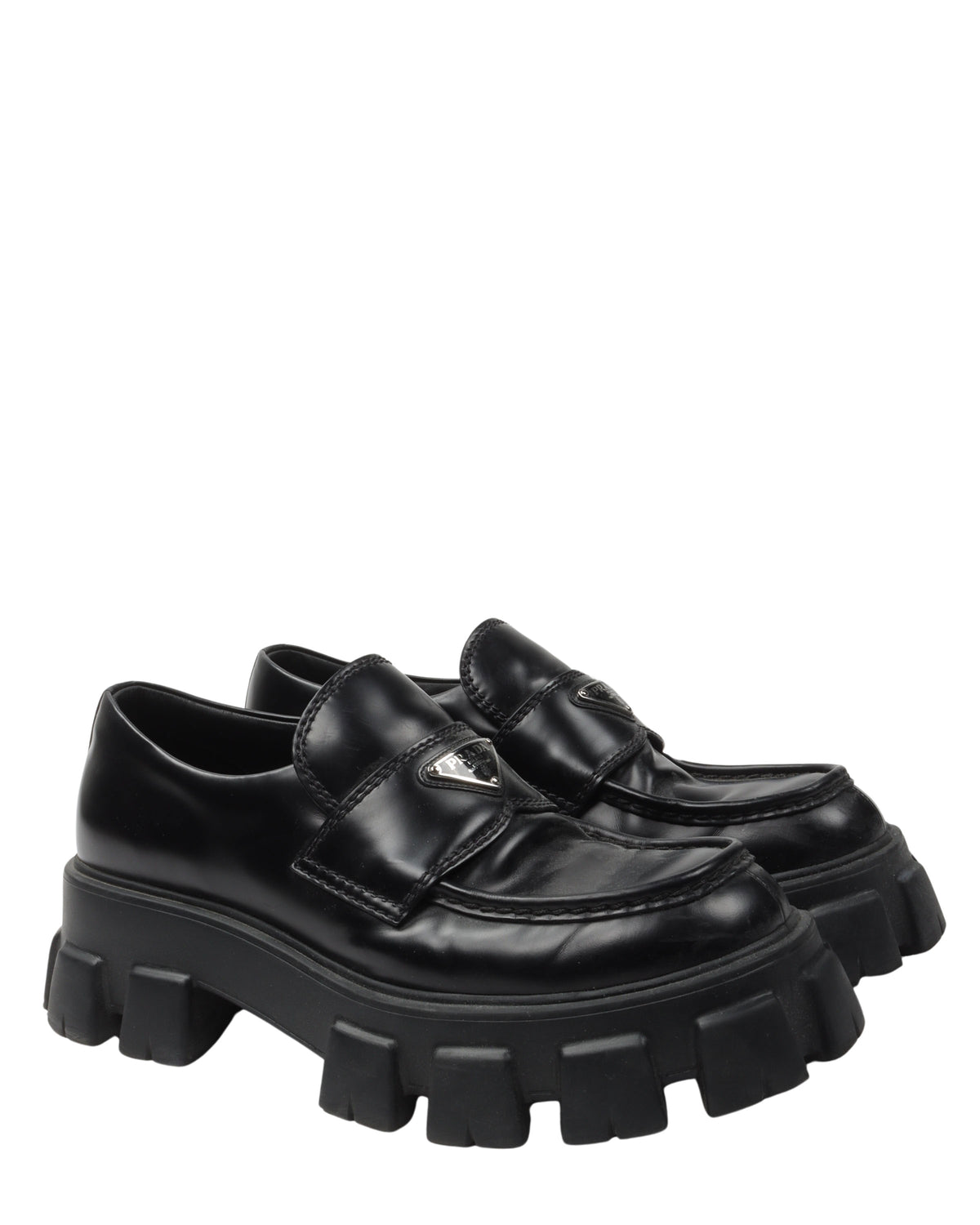 Monolith Brushed Leather Loafers