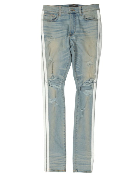 Amiri jeans hot sale stripe