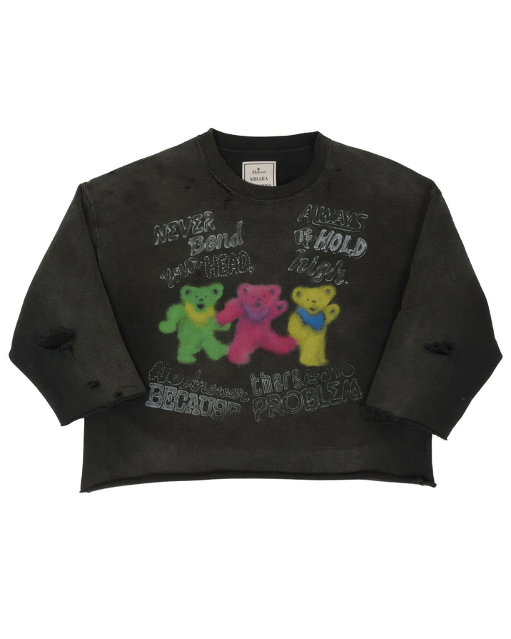 Grateful Dead Bears Distressed Sweatshirt
