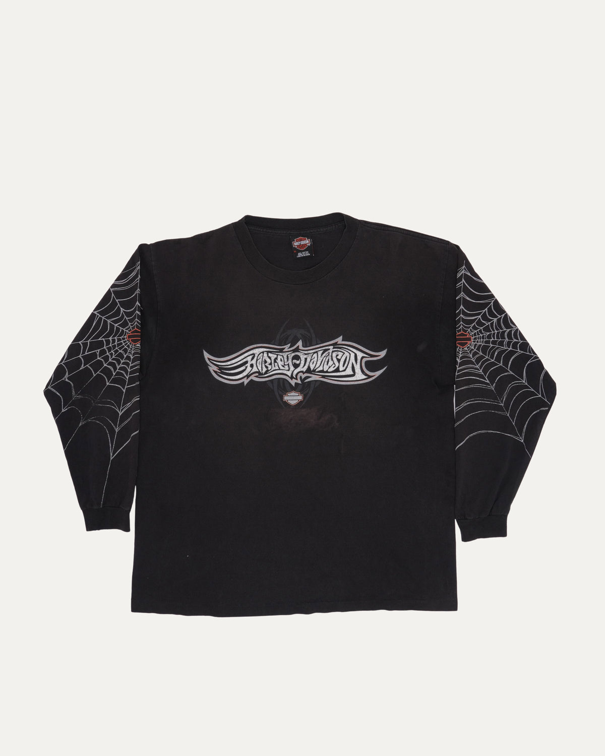Harley Davidson Spider Web New Hampshire Long Sleeve T-Shirt