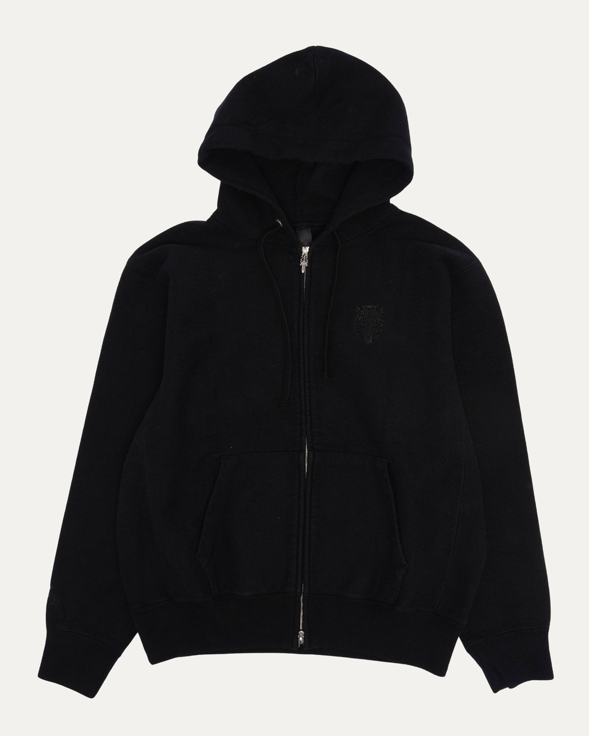 Embroidered Kingfish Vine Dagger Zip Up Hoodie
