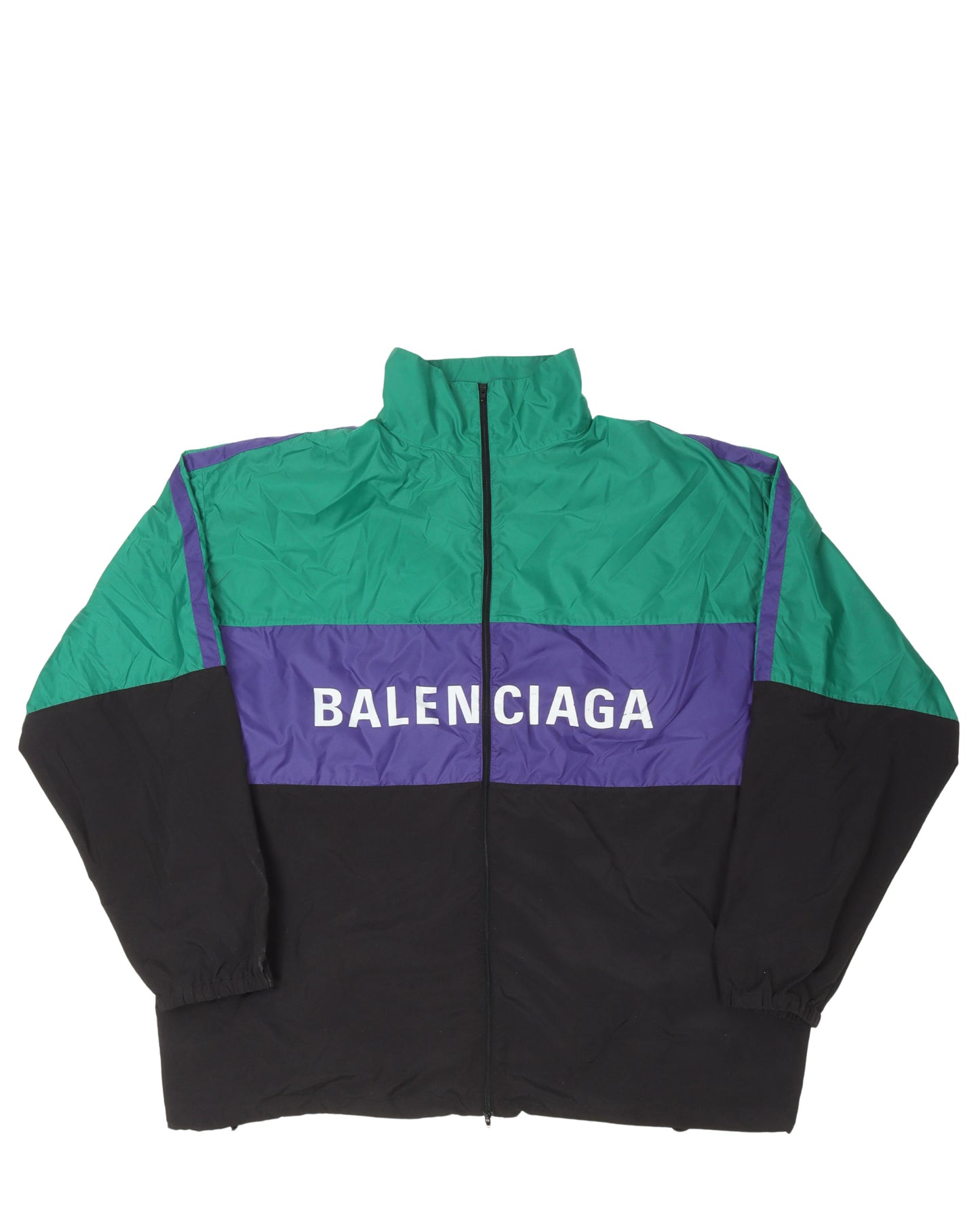 Color Blocked Windbreaker Jacket