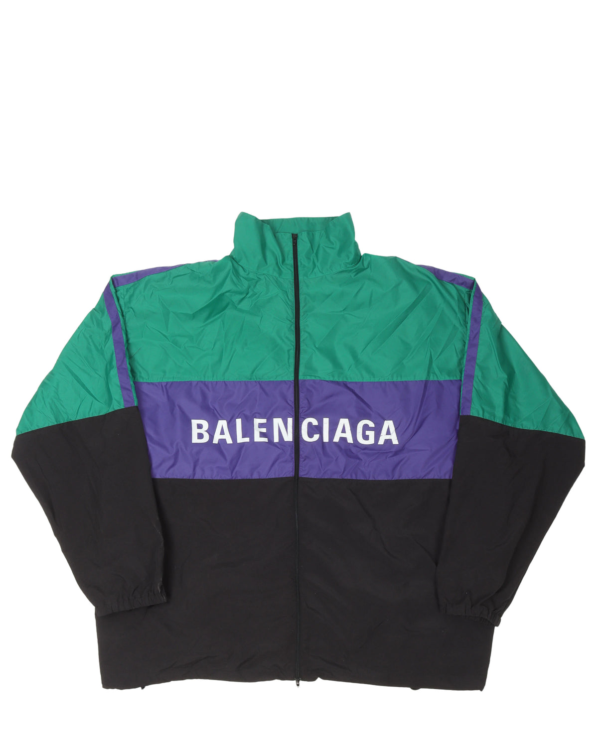Color Blocked Windbreaker Jacket