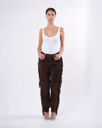 Suede Fringed Pants