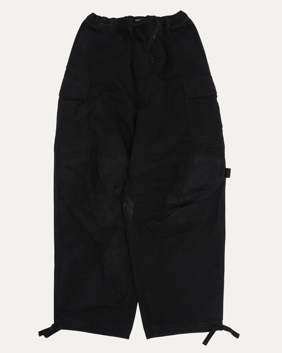 Distressed Baggy Cargo Carpenter Pants
