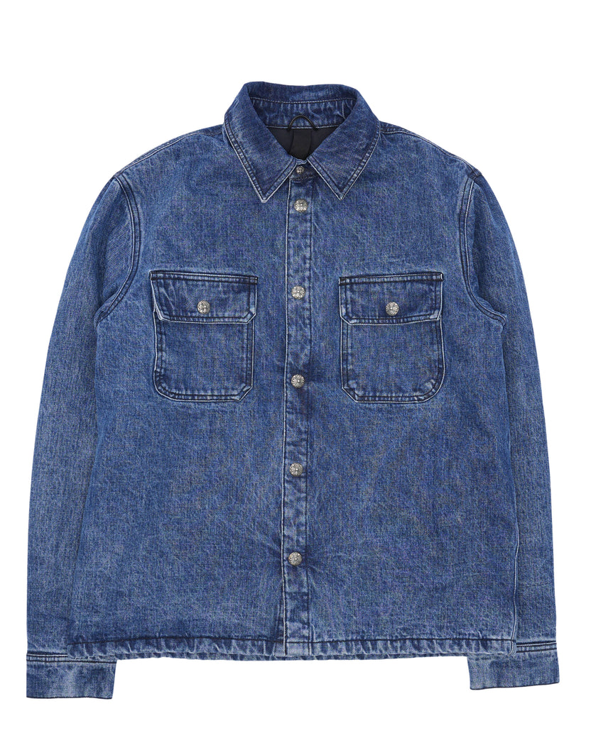 Padded Denim Work Dog Shirt