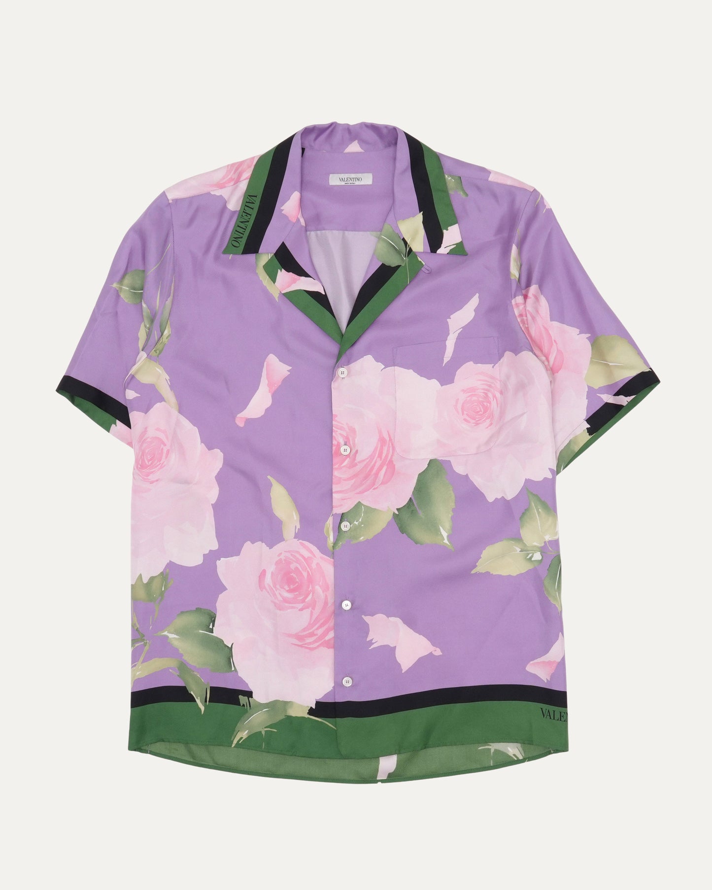 Silk Floral Print Shirt
