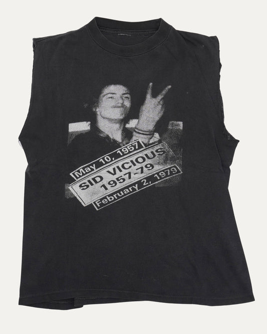 Sid Vicious 1980s Cut Off T-Shirt