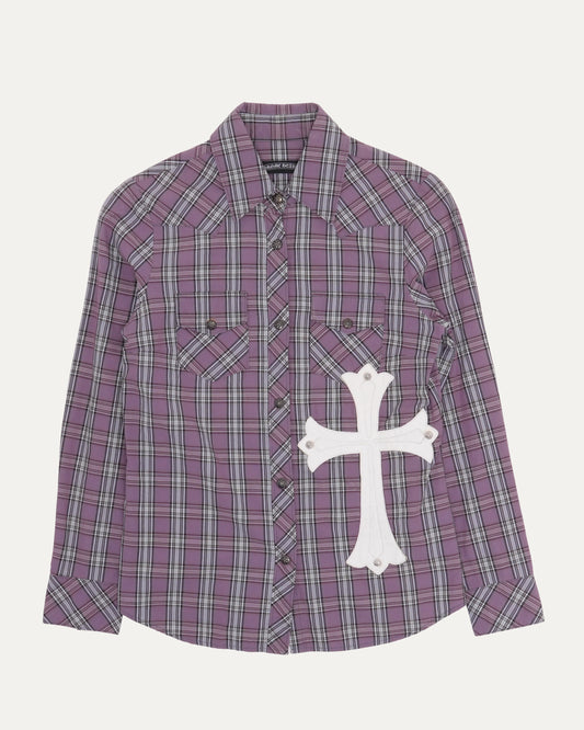 Cross Patch Fleur Button Flannel Shirt