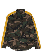 Camouflage Side Stripe Button Shirt