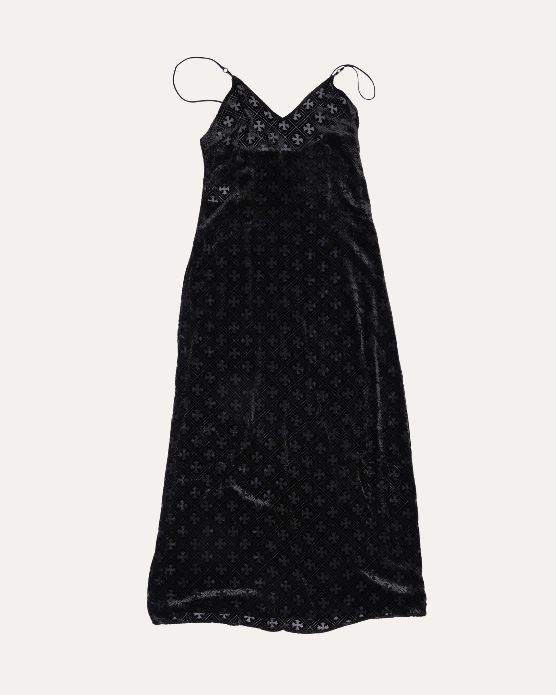 Chrome Hearts Sample Velvet Burnout Hollow Cross Dress – Justin Reed