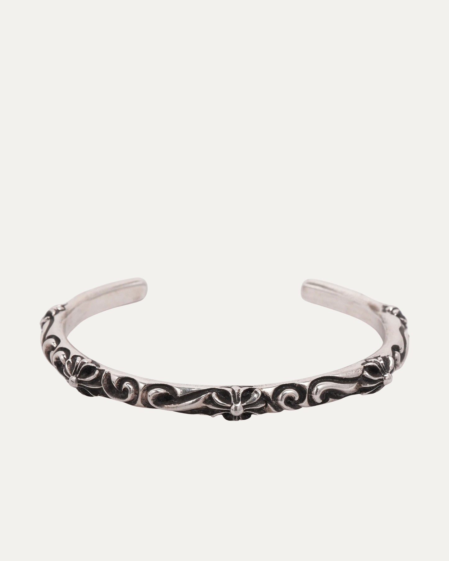 Scroll Plus Cross Bangle