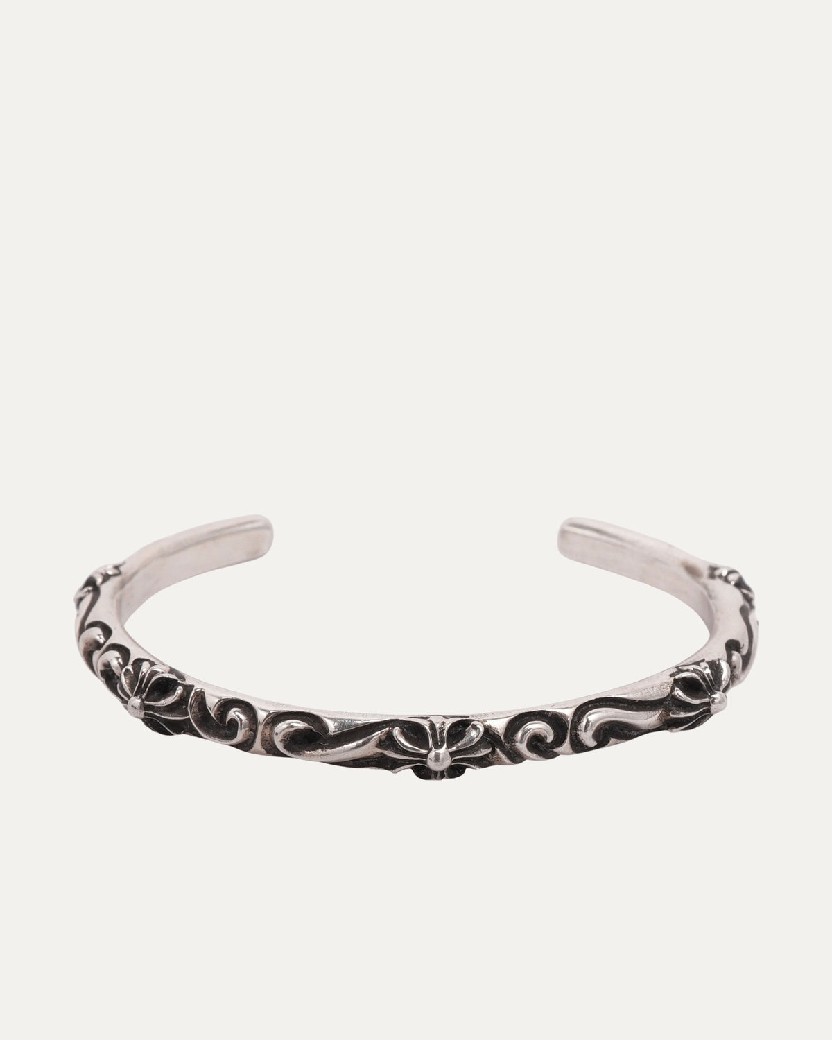 Scroll Plus Cross Bangle