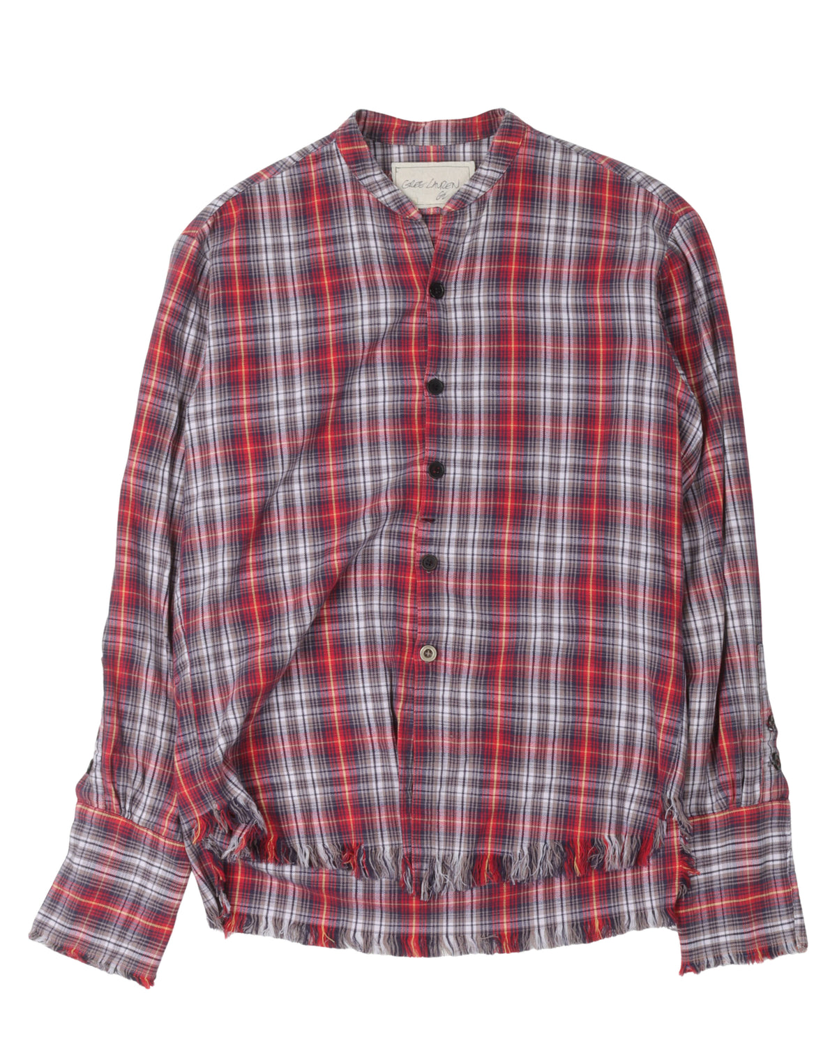 Plaid Flannel Studio Shirt