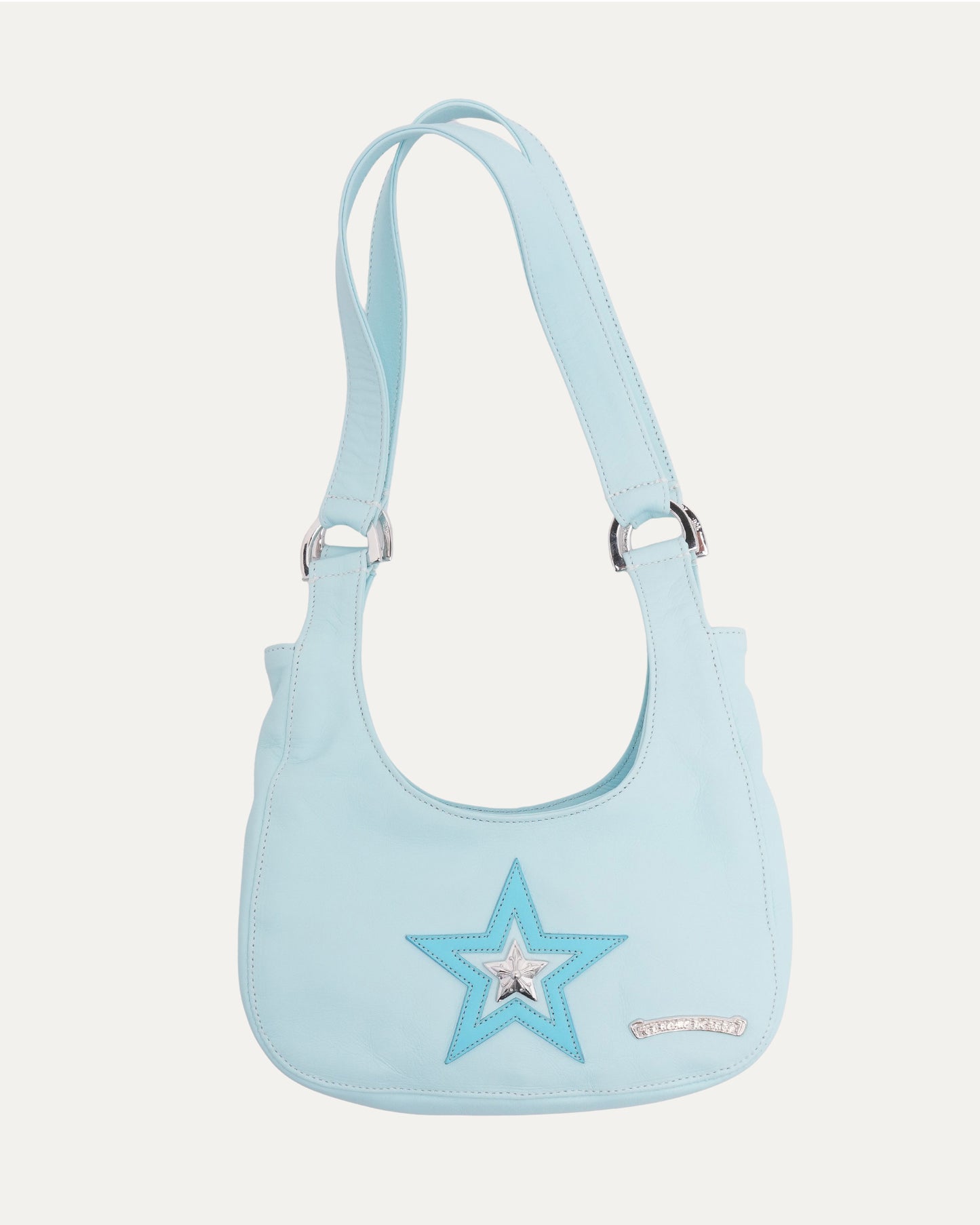 Star Embellished Nip & Tuck Hobo Bag