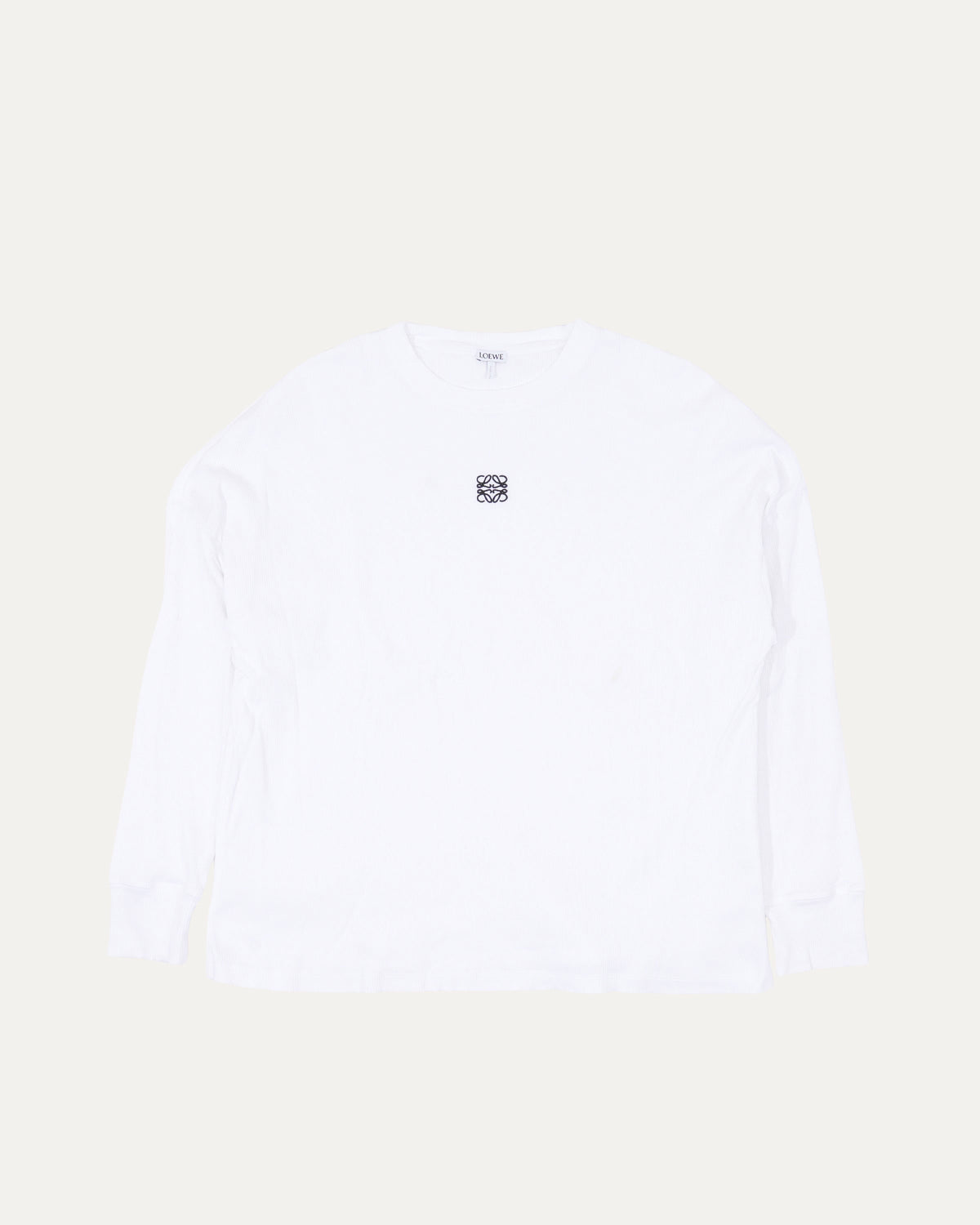 Embroidered Logo Thermal Long Sleeve T-Shirt