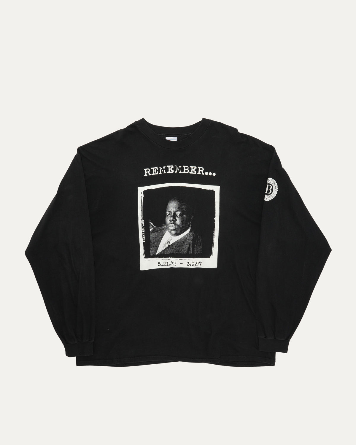 Notorious BIG Memorial Long Sleeve T-Shirt